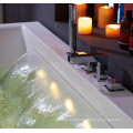 Double Use Fancy Design with Waterfall Hydrotherapy Bathtub for Sale